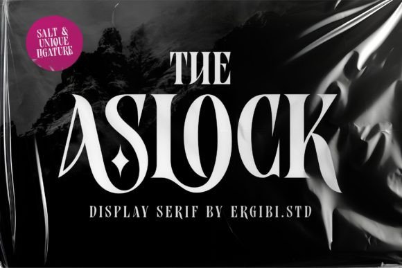 Aslock: A Bold Serif for Impactful Campaigns
