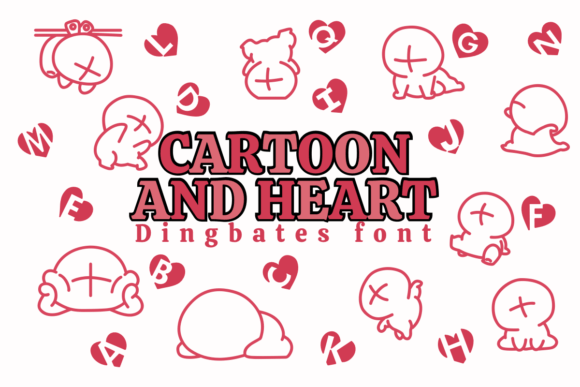 Cartoon and Heart: A Dingbats Font for Campaigns