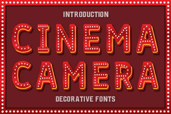 Cinema Camera: A Color Font That Brings Joy to Brand Identity