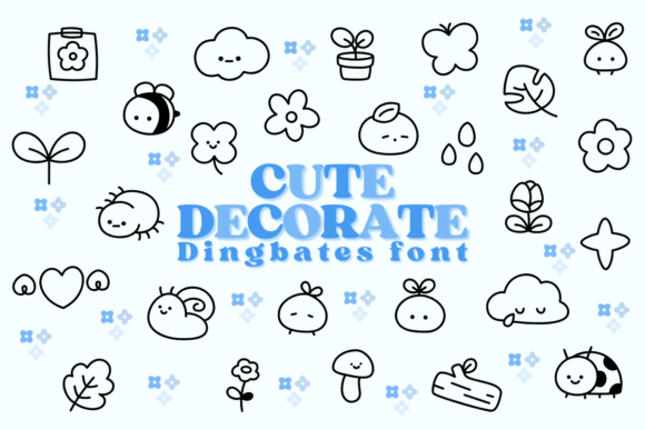 Cute Decorate: A Sketch Font That Elevates Campaign Clarity