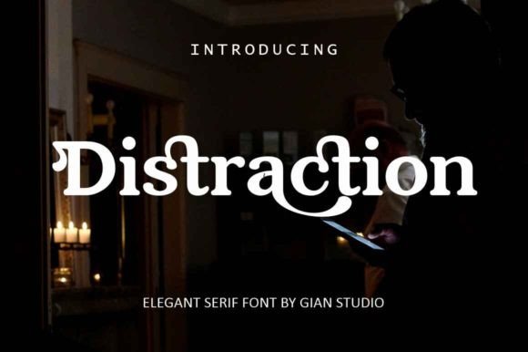 Distraction Font: A Soft Serif for Modern Web and Brand Design