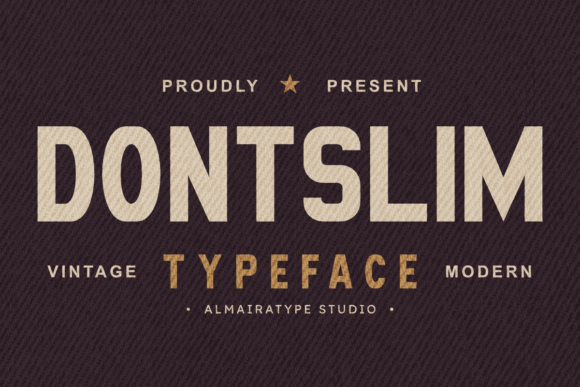 Dontslim Font Review: A Vintage Sans Serif for Real Branding Work