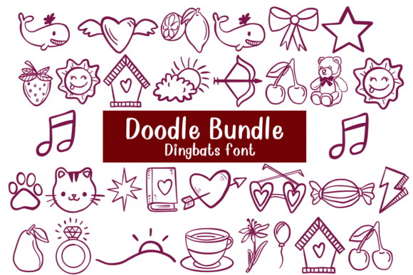 Doodle Bundle Review: A Sketch Style Font for Branding