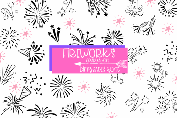 Fireworks Graduation: A Dingbats Font for Editorial and Brand Projects
