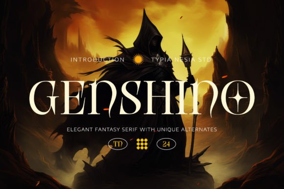 Genshino: A Serif Font for Editorial Mood and Readability
