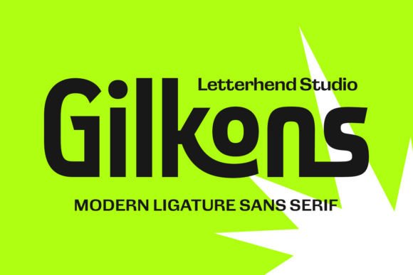 Gilkons: A Modern Font for Creative Makers