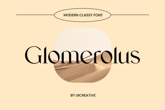 Glomerolus: A Serif Typeface for Elegant Web Design