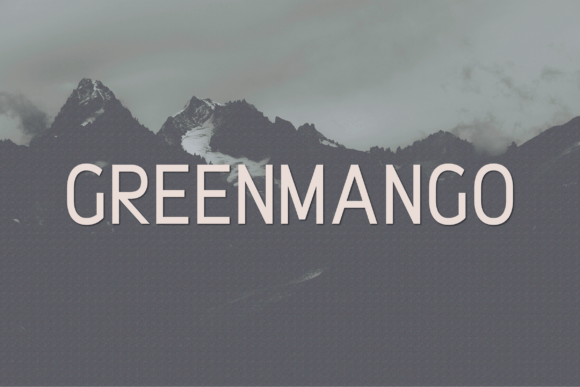 Greenmango: A Modern Sans Serif for Creative Projects