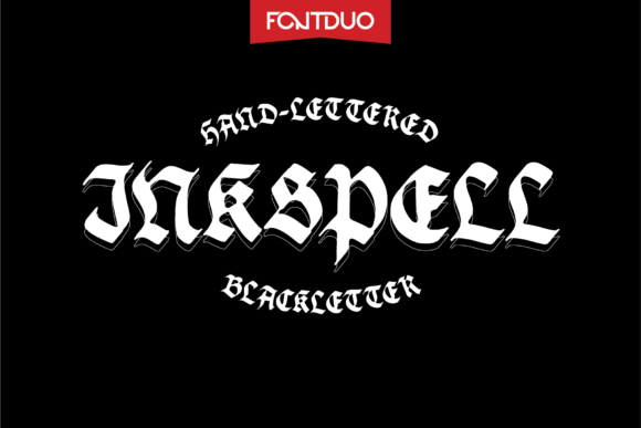 Inkspell: A Hand-Lettered Blackletter Typeface for Editorial Design