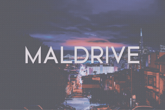 Maldrive: A Bold Sans Serif for Real Projects