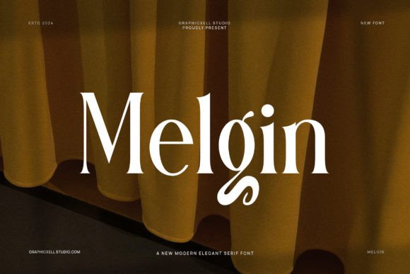 Melgin: A Ligature Serif Font That Elevates Digital Brand Storytelling