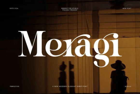 Meragi: A Ligature Serif Font That Elevates Handmade Product Design