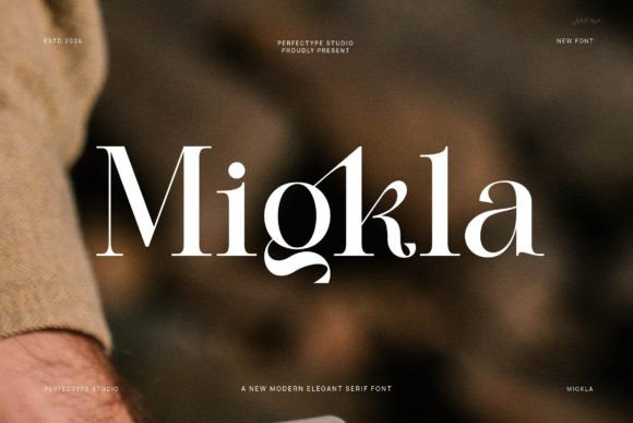 Migkla: The Serif Font for Modern Editorial Design