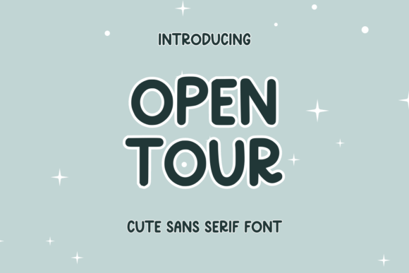 Open Tour Font for Web Design