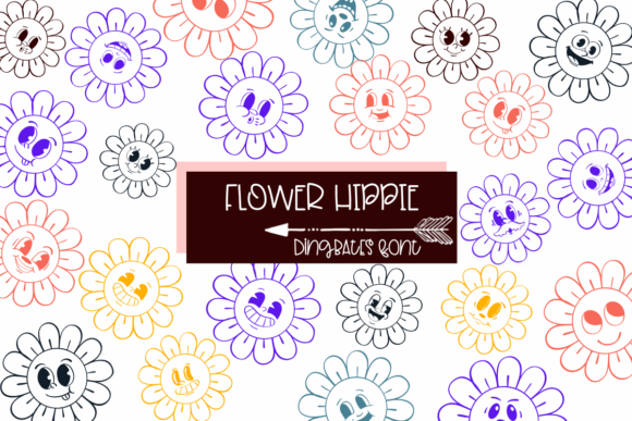 Reviewing Flower Hippie: A Dingbats Font for Campaign Design