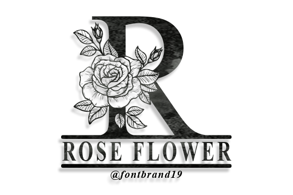Split Rose Flower Monogram: A Font That Transforms Your Brand