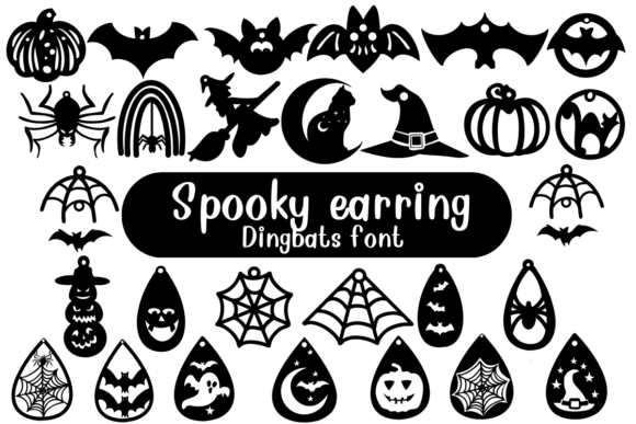 Spooky Earring Font Review: A Designer’s Take on a Versatile Dingbat Typeface