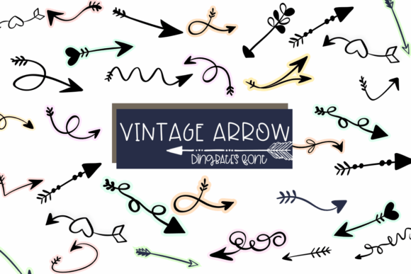 Vintage Arrow: A Dingbats Font for Web Design